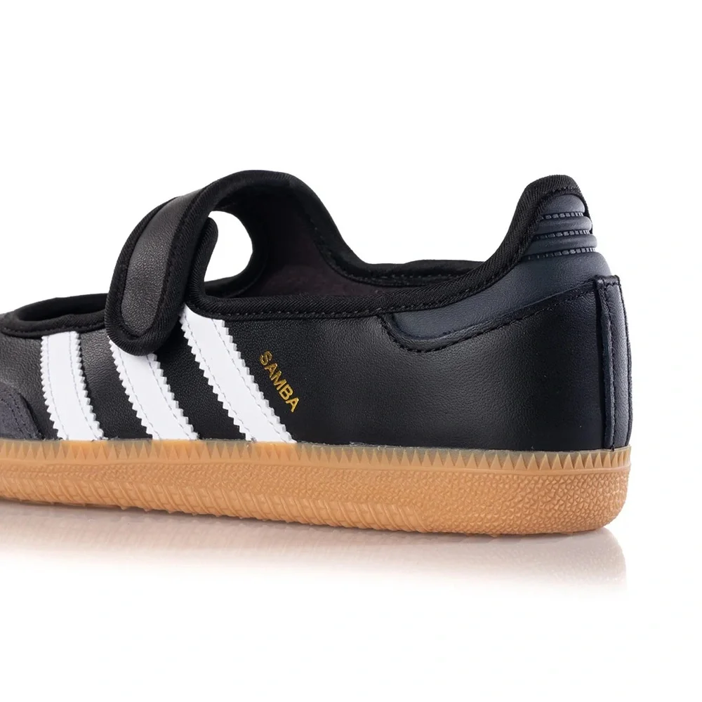 ADIDAS WOMEN'S SAMBA JANE JQ 6445 CARBON BLACK WHITE 37 1/3 EU - Picture 7 of 8